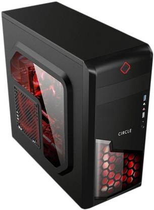 Circle EPIC GAMING CABINET Cabinet with USB 2.0 and USB 3.0 Ports Compatible with Computer