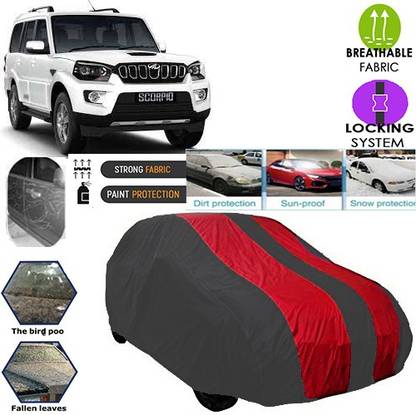 carphoenix Car Cover For Mahindra Scorpio (Without Mirror Pockets)