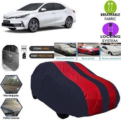 carphoenix Car Cover For Toyota Corolla Altis (Without Mirror Pockets)