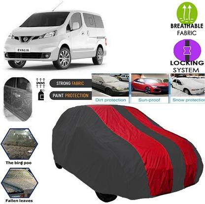carphoenix Car Cover For Nissan Evalia (Without Mirror Pockets)