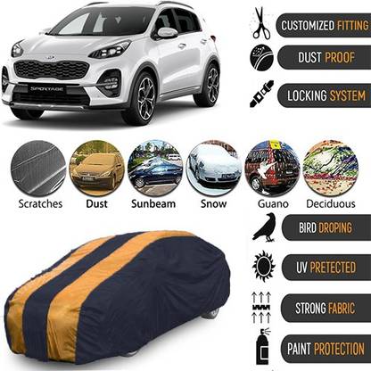 carphoenix Car Cover For Universal For Car (Without Mirror Pockets)