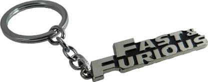 AVI Fast and furious Silver metal Key Chain