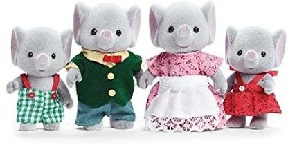 Calico Critters Ellwoods Elephant Family