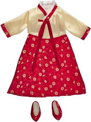 Carpatina Korean Hanbok Dress Shoes Fits 18 American Girl Dolls