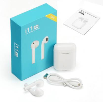 RGJ i11 EarPods Wireless Bluetooth Headset Upgraded With Sensor Bluetooth