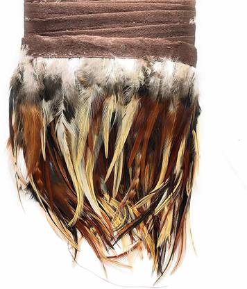 Lace styles DESIGNER Feather Fur LACE 10 METERS (Multi) multi feather fur lace 10 meters Lace Reel