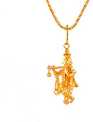 CEYLONMINE lord krishna pendant kanha locket pendant for unisex by Ceylonmine Gold-plated Copper