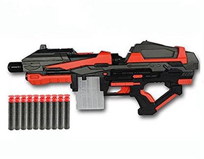 Vortex Toys Semi Automatic Soft bullet Gun With 10 Bullets Included Guns & Darts