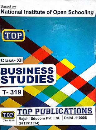 Top Class 12 Nios Business Studies T-319