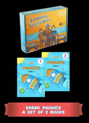 Planet Spark Phonics (Bundle): Set of 2 Fun Activity Books (Class 4): Ages (8-10)