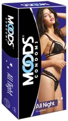 MOODS ALL NIGHT 10S Pack (10 CONDOMS) Condom