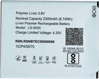 TokyoTon Mobile Battery For  LYF WATER 10