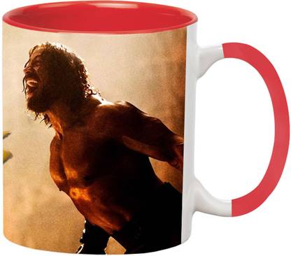 Ashvah Hercules Dwayne Johnson-2720-Red Ceramic Coffee Mug