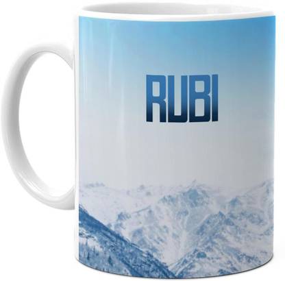 HOT MUGGS Me Skies - Rubi Ceramic Coffee Mug