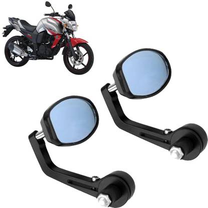 DvineAutoFashionZ Manual Rear View Mirror, Dual Mirror, Driver Side For Yamaha FZ-S