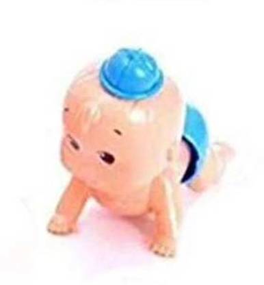 HK Crawling Crawl Toy Clockwork Doll Wind up for Baby Kids