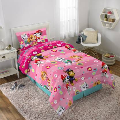 PAW PATROL Polyester Single Sized Bedding Set