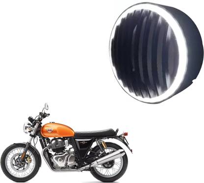 PulGos Led Headlight Grill for Royal Enfield Interceptor 650_056 Bike Headlight Grill