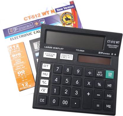 CT-512 Majestic Basket Business & Financial Calculator With Dual Power DIGIT FINANCIAL & BUSINESS CALCULATOR WITH TWO WAY POWER Financial  Calculator