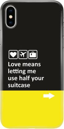 whats your kick Back Cover for Half Suitcase For Iphone X, Iphone 10