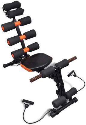 Sasimo six pack 6 in 1 gym abdominal exerciser machine with 20 Different Modes Multipurpose Fitness Bench