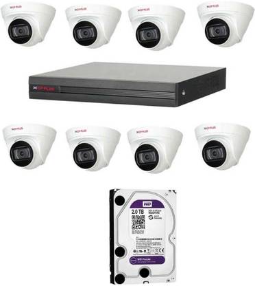 CP PLUS IP 2MP CCTV Camera Combo KIT (Installation is NOT Included) Security Camera