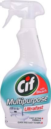 Cif Ultrafast Multi Purpose and Bleach Spray Pack Of 1 450ml Kitchen Cleaner