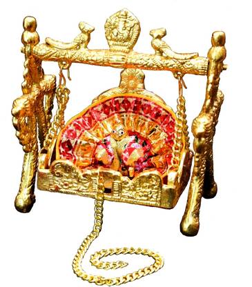 Divya Shakti Lord Krishna, Thakur ji, Laddo Gopal with Jhoola, Swing, For Janmashtami Jhula