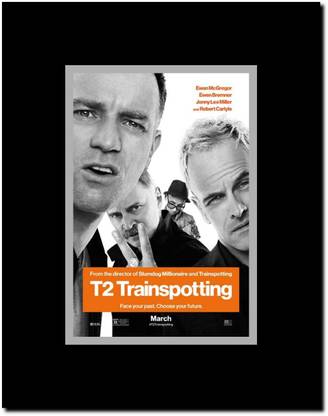 T2 Trainspotting Framed Movie Paper Print