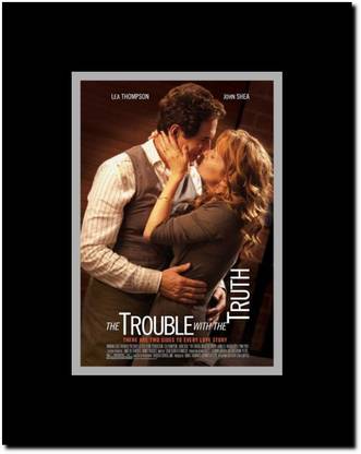 The Trouble with the Truth Framed Movie Poster Photographic Paper