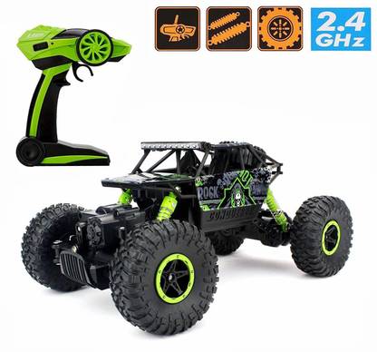 Bluetech Rock Crawler 1: 20 2.4GHz Remote Control Car 4WD Off Road RC Monster Truck Green