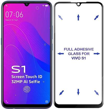 Ajd Edge To Edge Tempered Glass for Vivo S1