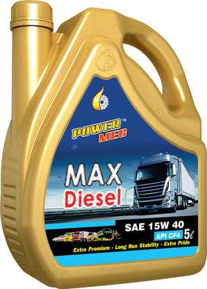Power Mec Max Diesel 15W 40 API CF4 Synthetic Blend Engine Oil