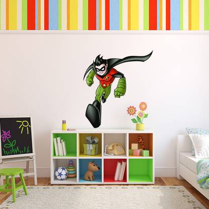 Spinn Decor Wall Decal DC Comics Robin 37 cm DC Comics Robin Wall Sticker Self Adhesive Sticker