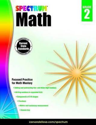 Spectrum Math Workbook, Grade 2