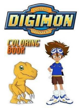 Digimon Digital Monsters Coloring Book