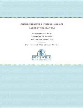 Comprehensive Physical Science Laboratory Manual