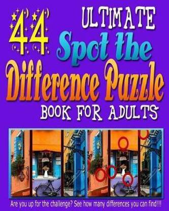 Ultimate Spot the Difference Puzzle Book for Adults -