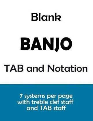 Blank Banjo TAB and Notation
