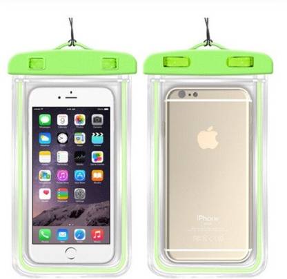 TECHGEAR Pouch for Waterproof Mobile Rain Pouch Case Cover Smart Phone Accessory Rain Dust Protection Underwater