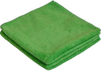 Sheen Green,40X40CM,350GSM,PK2 Wet and Dry Microfiber Cleaning Cloth