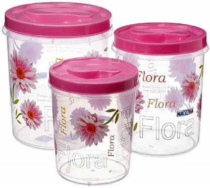 NAYASA Plastic Grocery Container  - 4.7 L, 7.2 L, 11.2 L