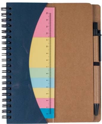 MojoLife Eco-Friendly Recycled Notepads Mini Note Book Ruled 80 Pages