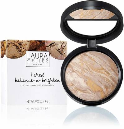 LAURA GELLER Balance N Brighten Baked Color Correcting Foundation in Fair SPF Foundation