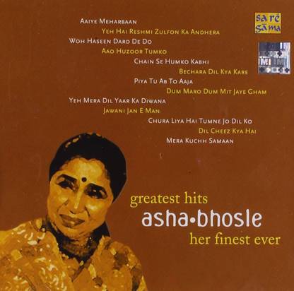 GREATEST HITS - ASHA BHOSLE Audio CD Standard Edition