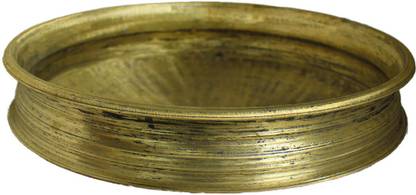 Mannarcraft Bronze Cooking Uruli-11 inch Diameter NA Pan 27.5 cm diameter 1.5 L capacity