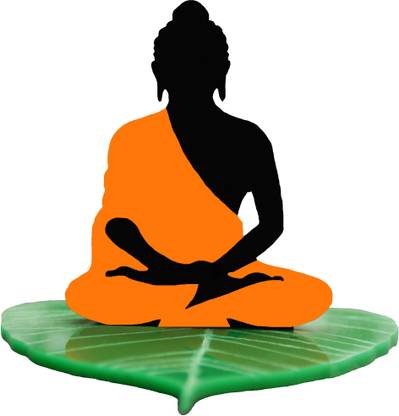 Unique Utilities Car Dashboard Buddha Idol (Acrylic) Decorative Showpiece  -  6.35 cm