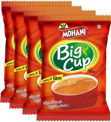 mohani Big Cup Tea, ( 250 gm X 4) Unflavoured Black Tea Box