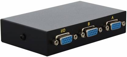 SEAHAVEN 2 port manual VGA switch splitter sharing switch box TV Tuner Card