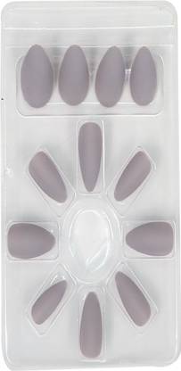 Beautica DIY Decoration Artificial Nails Grey